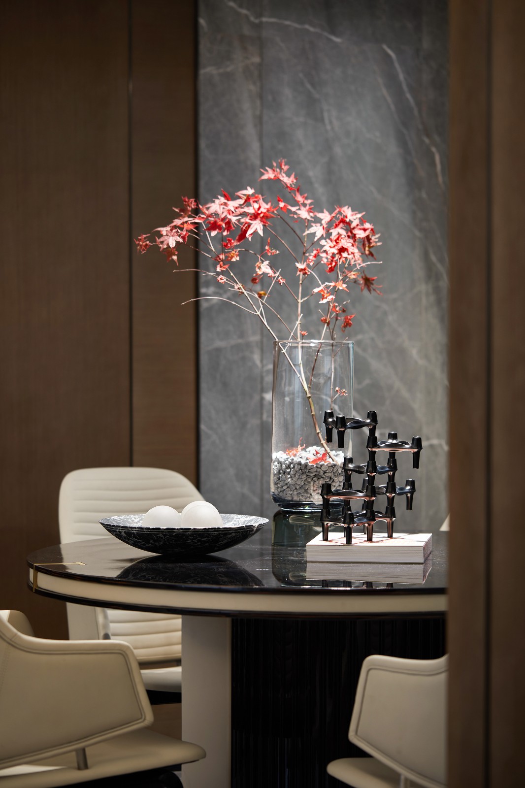 新中式风格室内家装案例效果图-餐厅 新中式风格室内家装案例效果图-餐厅