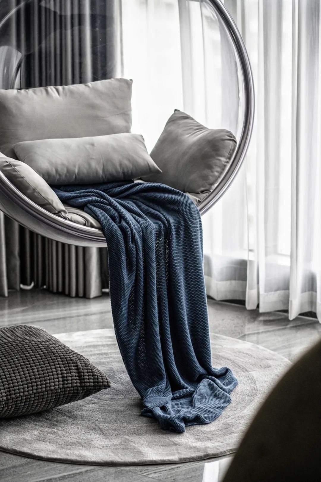 现代简约风格家装设计室内装修效果图-客厅阳台 现代简约风格家装设计室内装修效果图-客厅阳台