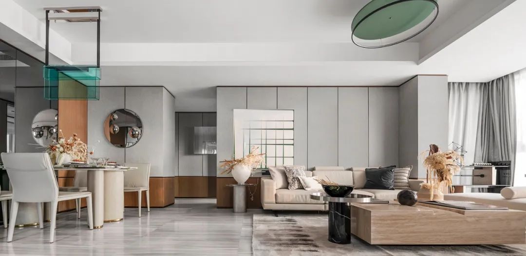 现代简约风格室内设计家装案例-客餐厅 现代简约风格室内设计家装案例-客餐厅