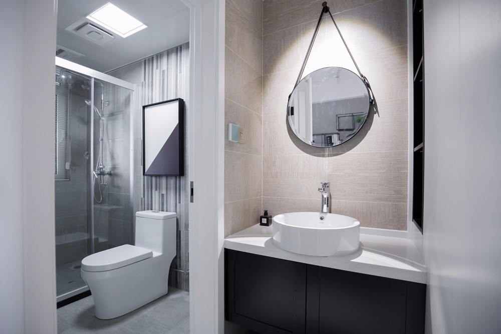 现代简约风格室内家装案例效果图-卫生间 现代简约风格室内家装案例效果图-卫生间