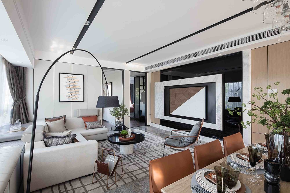 北欧风格室内家装案例效果图-客厅 北欧风格室内家装案例效果图-客厅