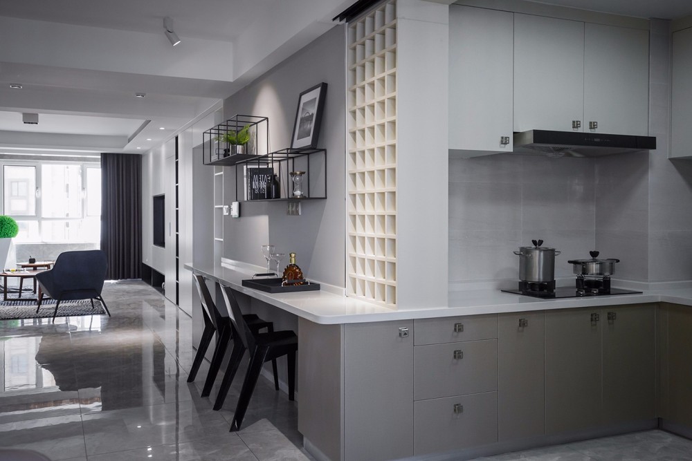 现代简约风格室内家装案例效果图-厨房 现代简约风格室内家装案例效果图-厨房