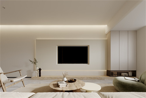 潮州101-200平米现代简约风格华侨城室内装修设计案例